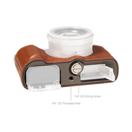 SmallRig 5699 - etui, skórzany półfuterał do Panasonic Lumix L10 (brązowy)